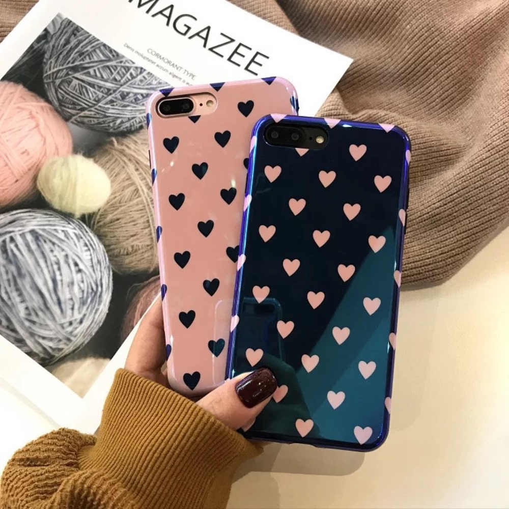 iPhone XR/XS/Max/8/+❤️️chic heart phone case - Picture 2 of 7